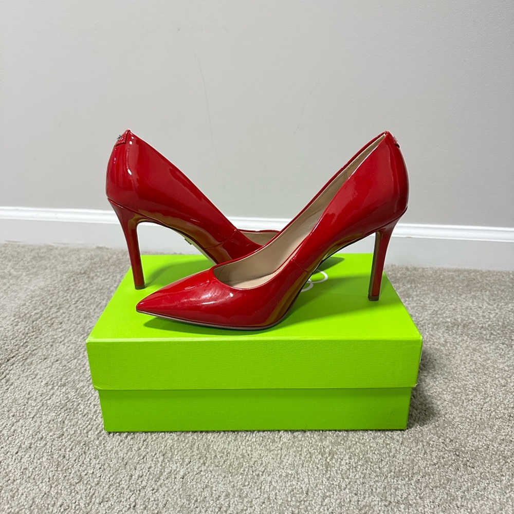 Sam Edelman Red Patent Heels